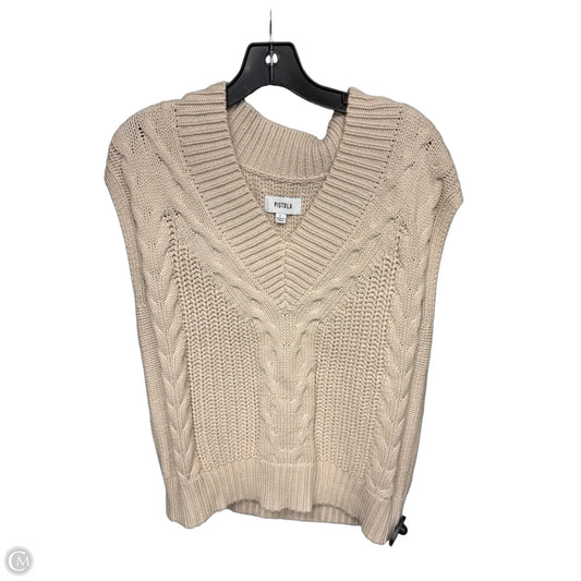 Vest Sweater By Pistola In Tan, Size: S
