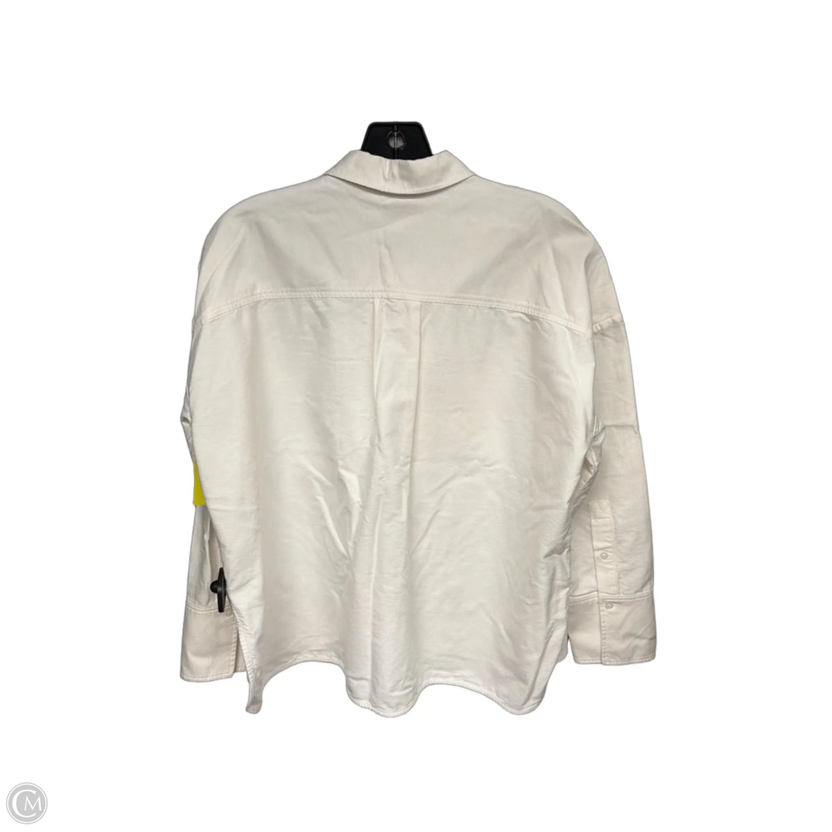 Top Long Sleeve By Everlane In White, Size: S