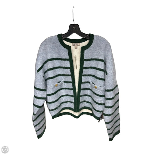 Sweater Cardigan By J. Crew In Blue & Green, Size: S