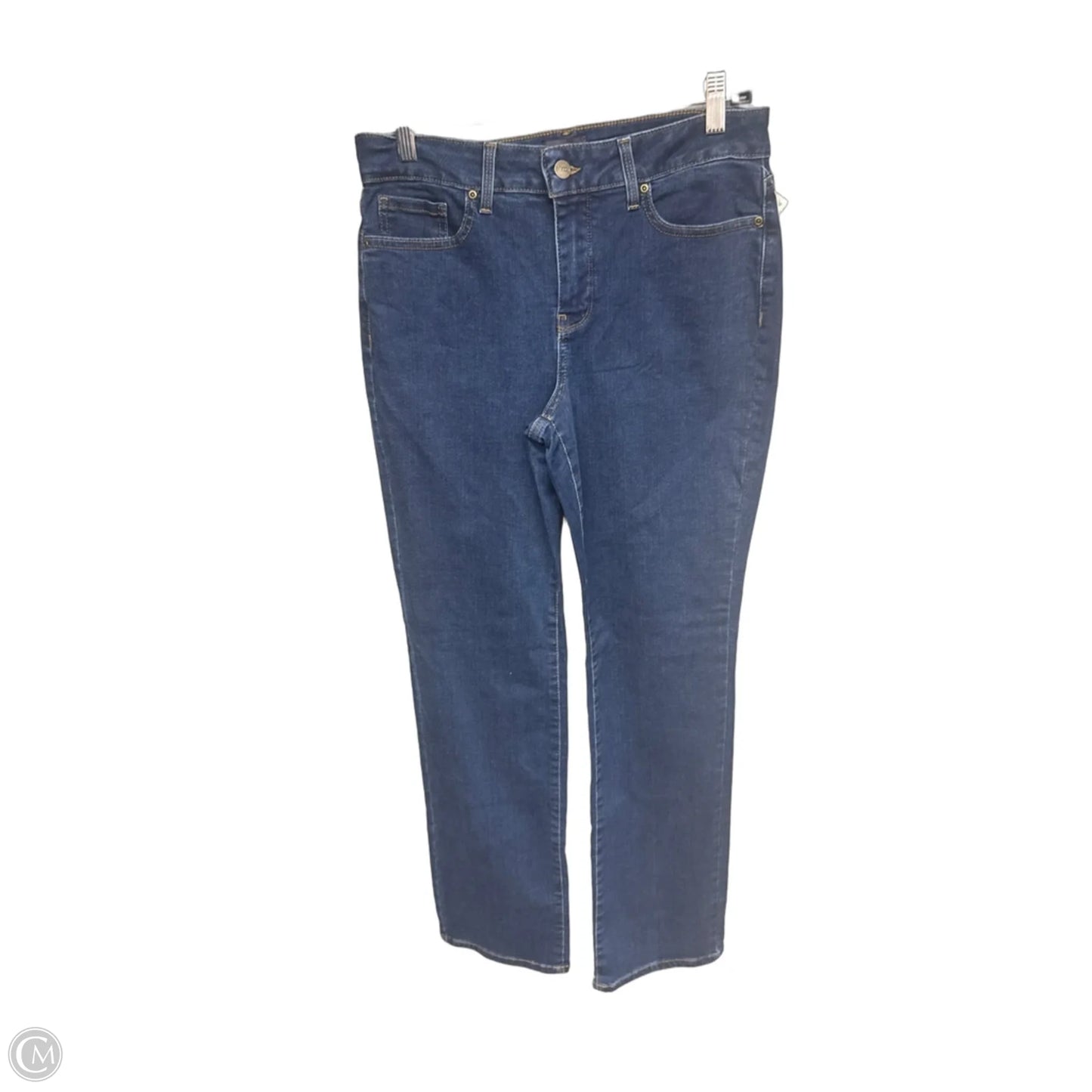 Jeans Straight By Not Your Daughters Jeans In Blue Denim, Size: 10