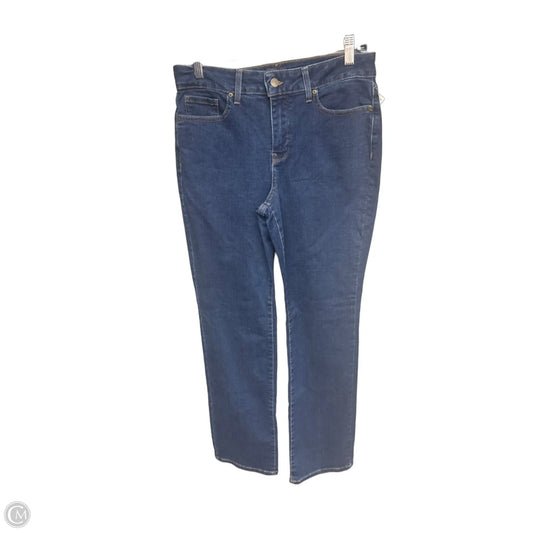 Jeans Straight By Not Your Daughters Jeans In Blue Denim, Size: 10
