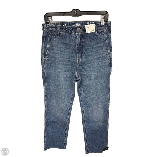 Jeans Straight By J. Crew In Blue Denim, Size: 6