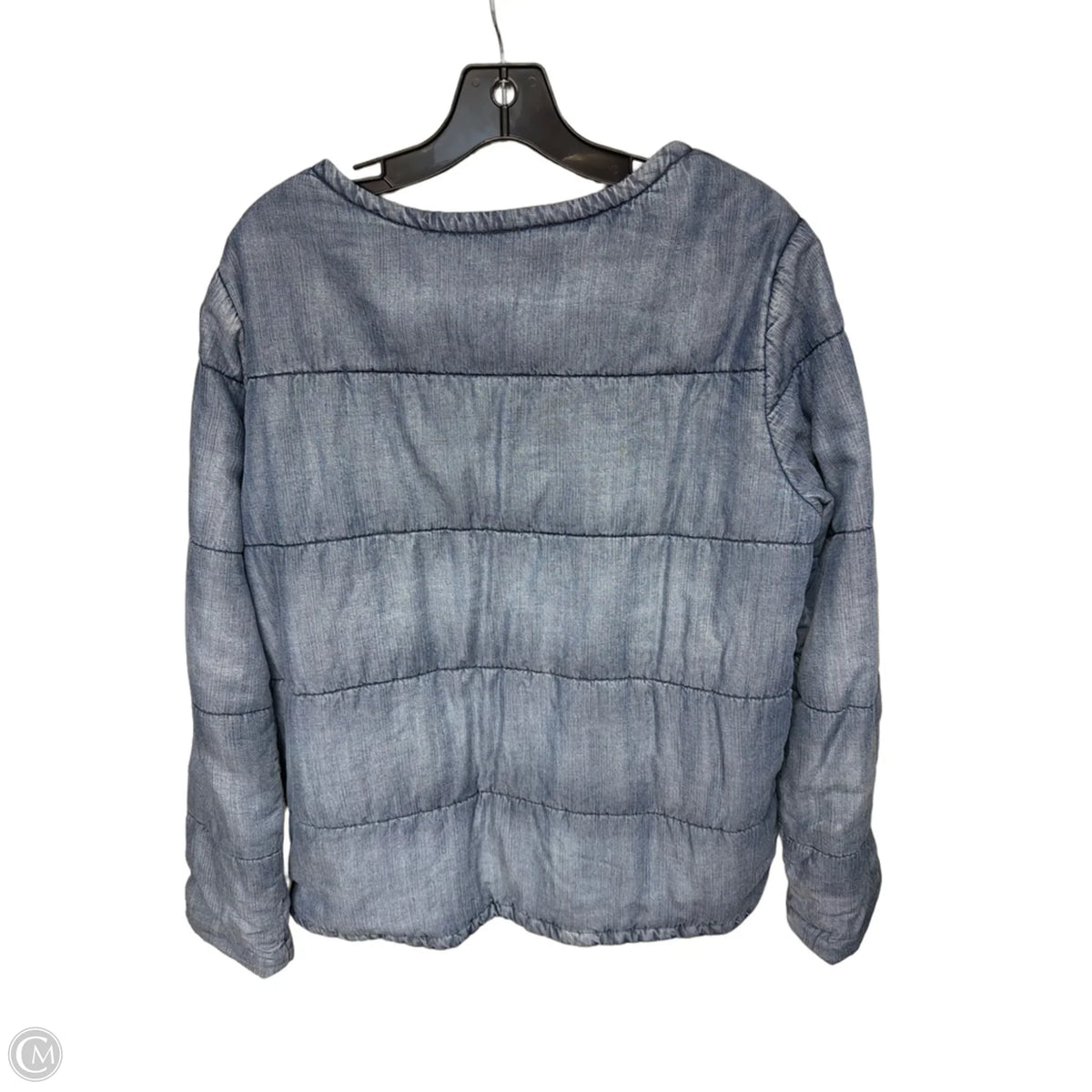 Jacket Puffer & Quilted By Cloth & Stone In Blue, Size: L