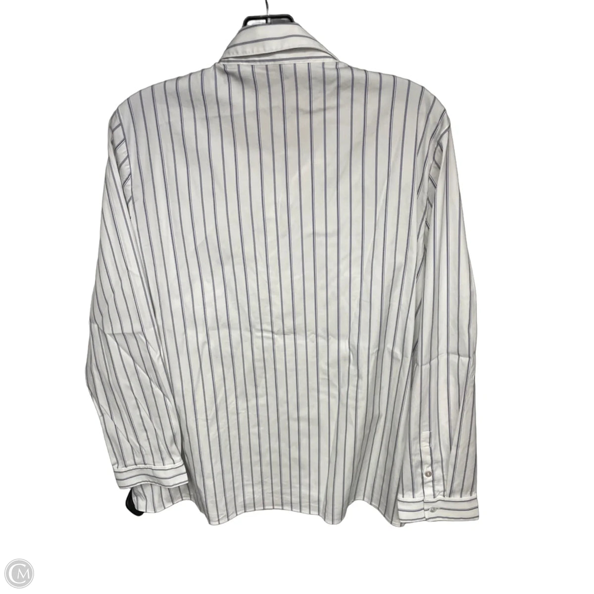 Top Long Sleeve By Theory In White, Size: Xl