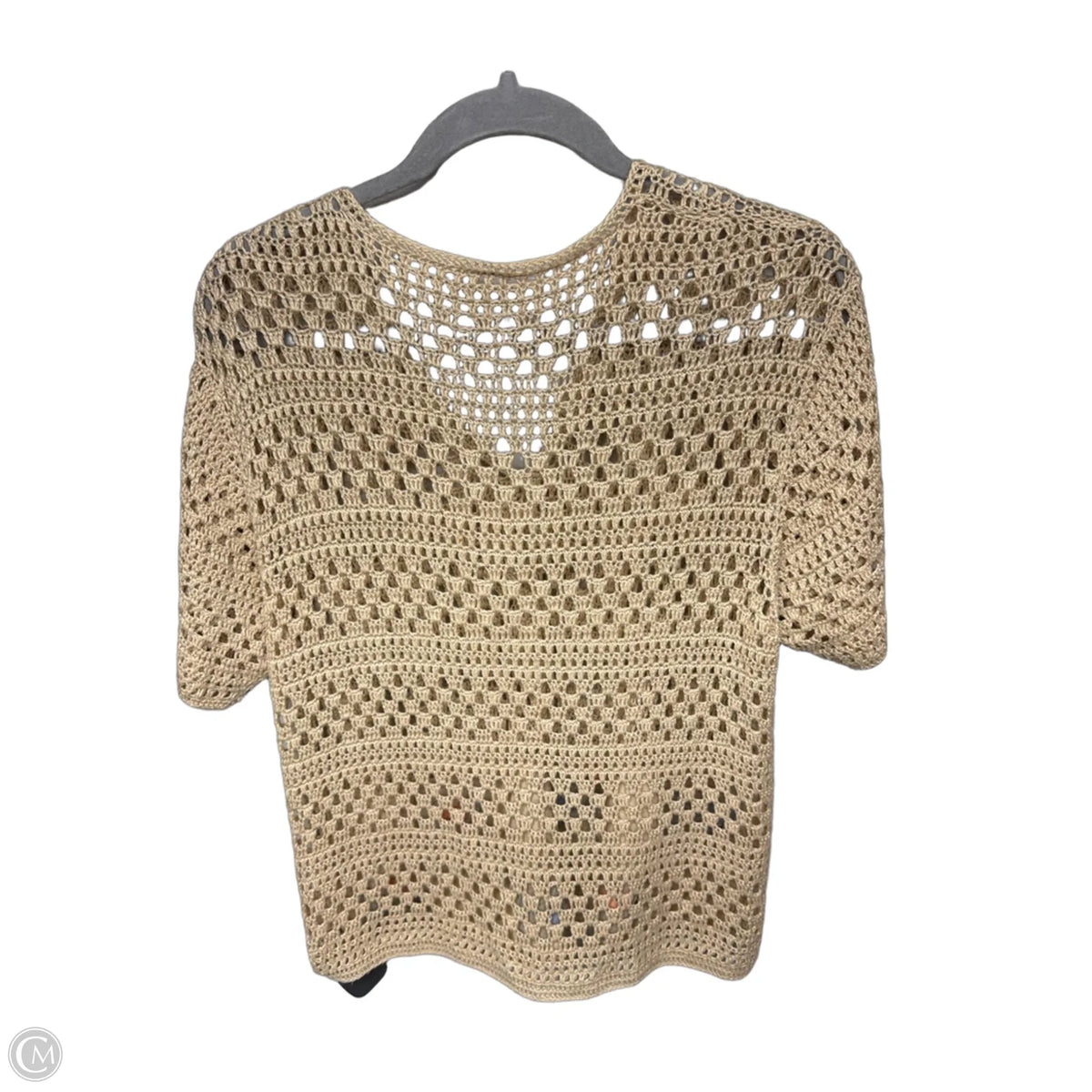 Cardigan By Clothes Mentor In Tan, Size: M