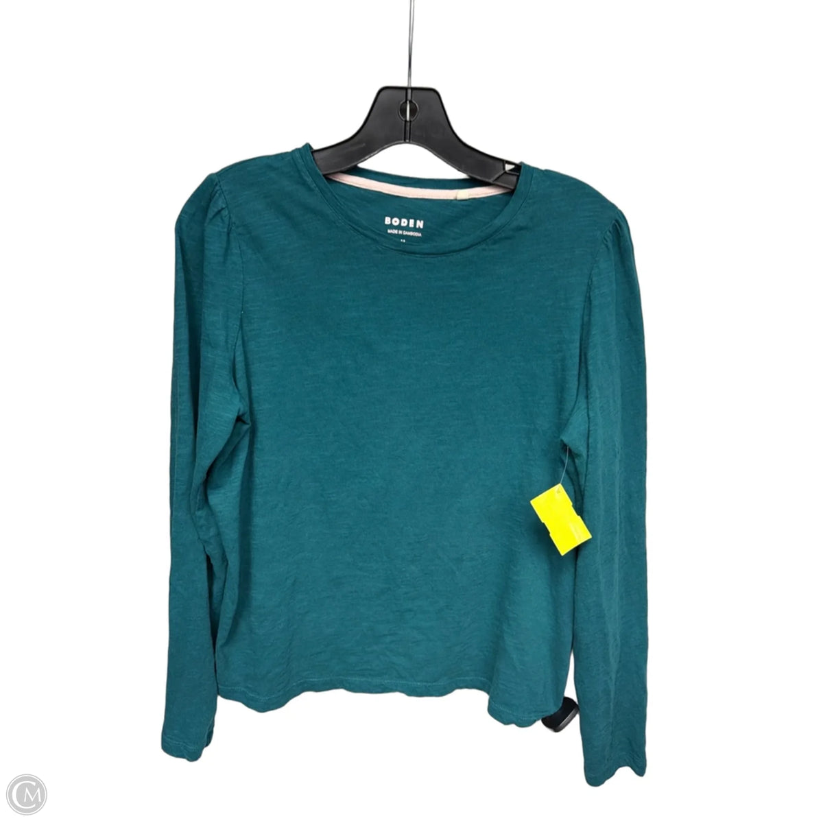 Top Long Sleeve By Boden In Teal, Size: M