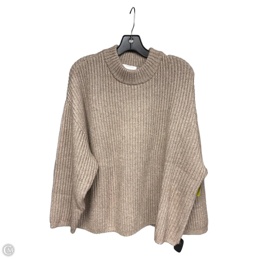 Sweater By Pomander Place In Tan, Size: L