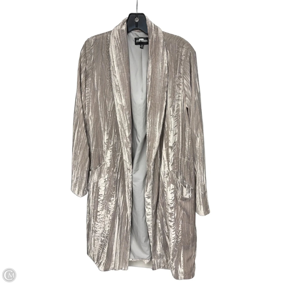 Jacket Other By Steve Madden In Silver, Size: M