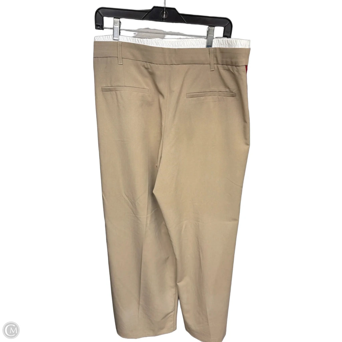 Pants Wide Leg By Zara In Tan, Size: L