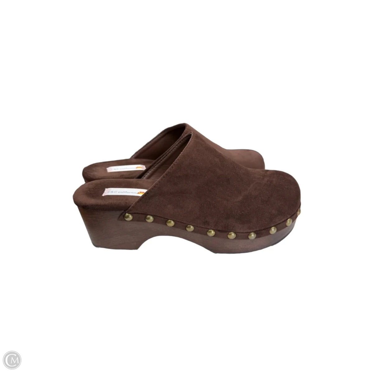 Shoes Heels Platform By C And C In Brown, Size: 7