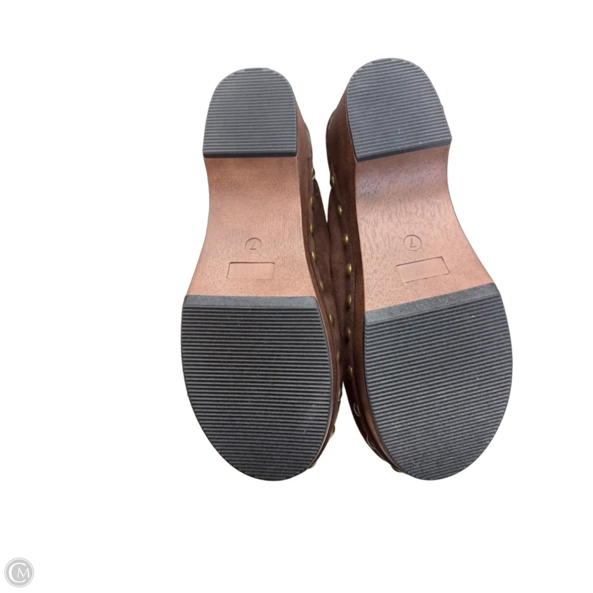 Shoes Heels Platform By C And C In Brown, Size: 7