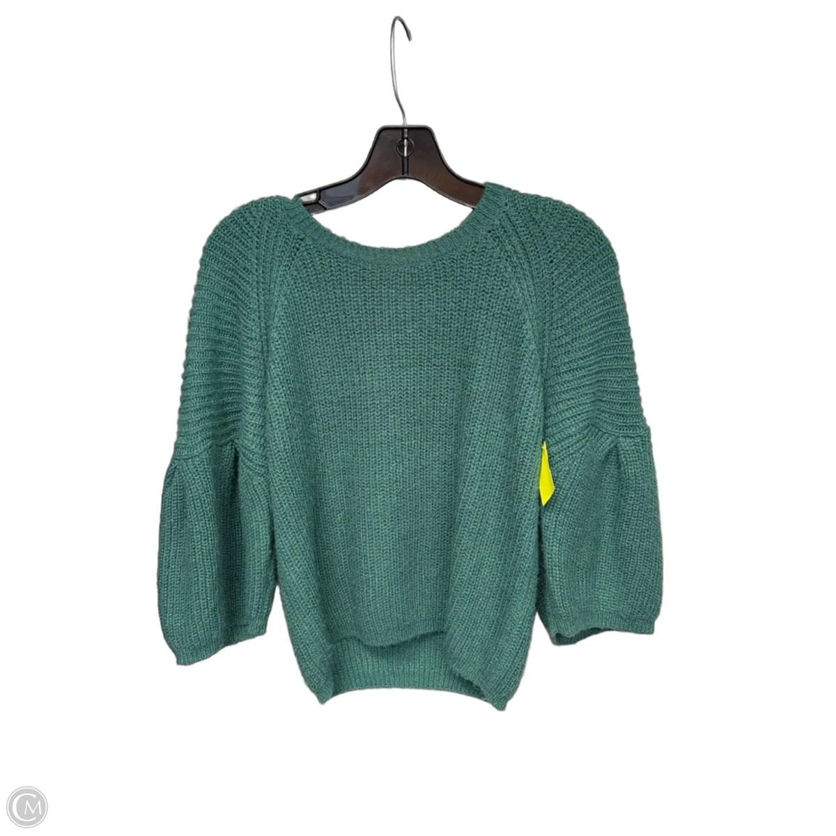 Sweater Short Sleeve By Leith In Green, Size: Xs