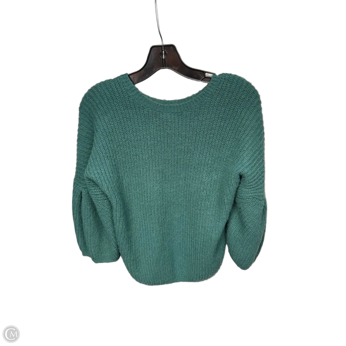 Sweater Short Sleeve By Leith In Green, Size: Xs