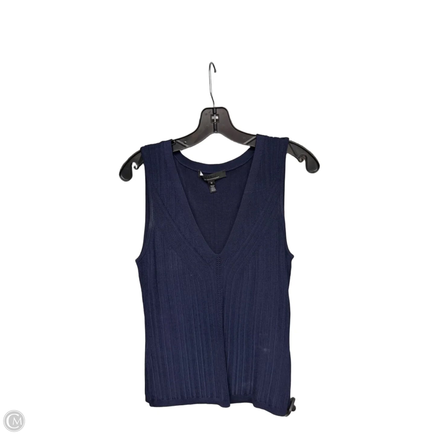 Top Sleeveless By White House Black Market In Navy, Size: M