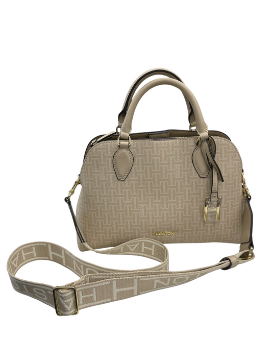 CROSSBODY DESIGNER by HALSTON In TAN, Size: MEDIUM