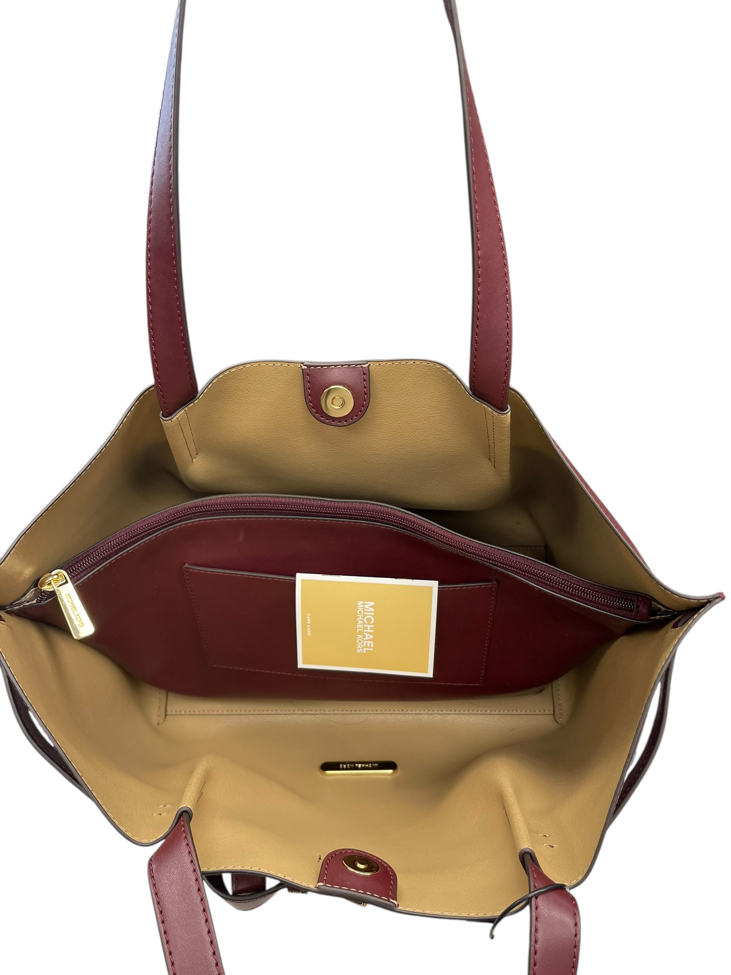 HANDBAG DESIGNER by MICHAEL KORS In MAROON, Size: LARGE