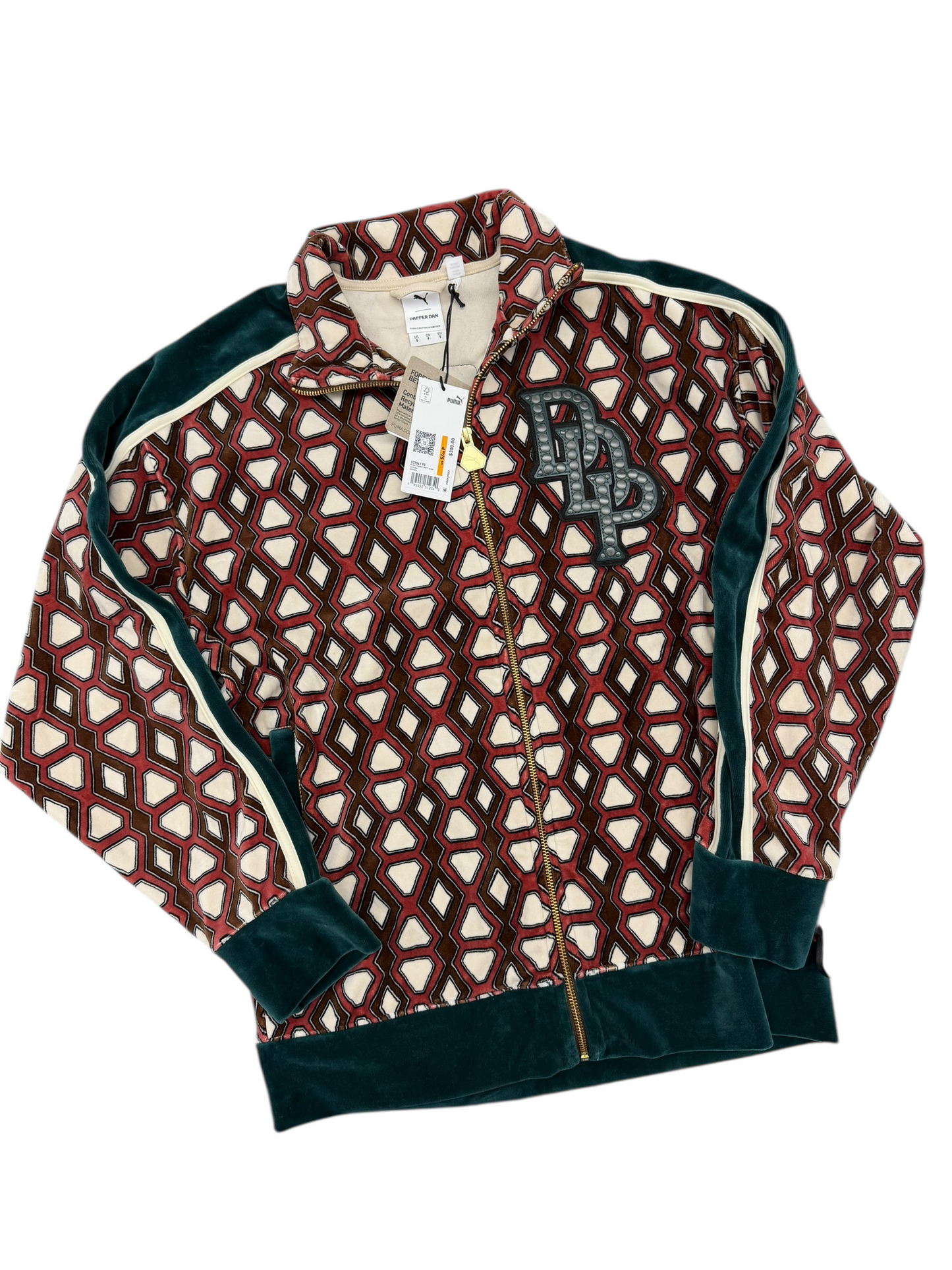 ATHLETIC PANTS 2PC by PUMA In GREEN & RED, Size: S