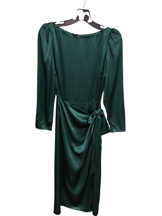 DRESS PARTY LONG by REFORMATION In GREEN, Size: 0