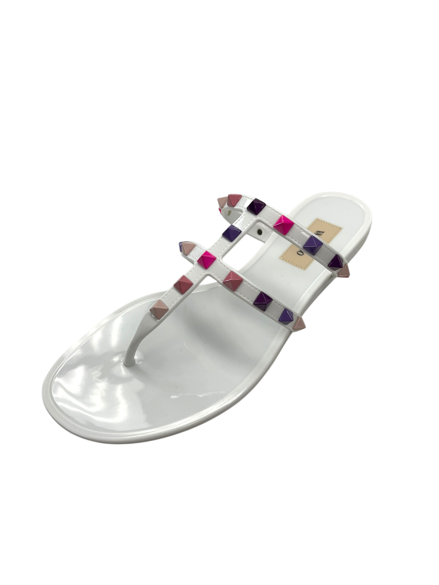 SANDALS LUXURY DESIGNER by VALENTINO-GARAVANI In WHITE, Size: 8/ 38