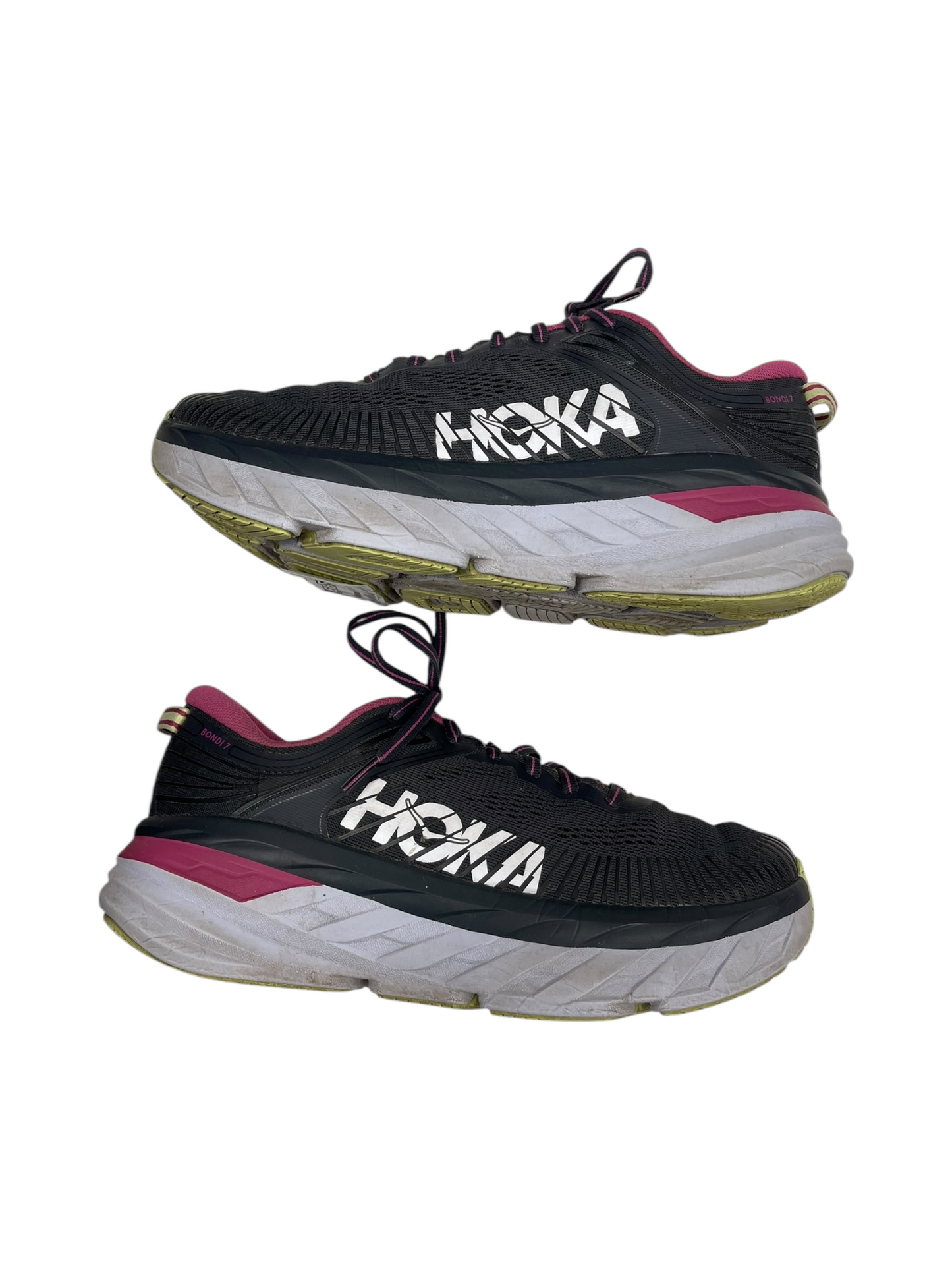 SHOES ATHLETIC by HOKA In BLACK & PURPLE, Size: 8