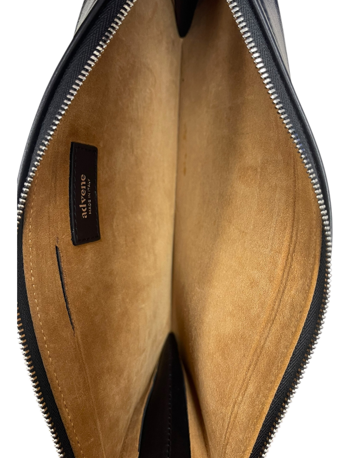 HANDBAG LEATHER by Advene In BLACK, Size: MEDIUM