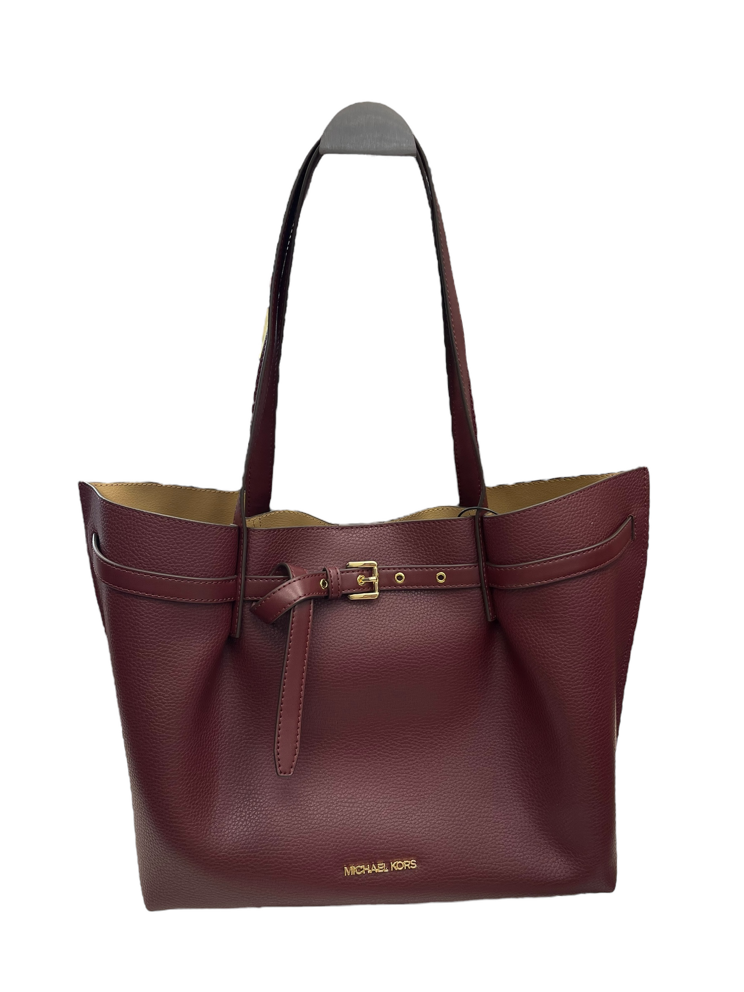 HANDBAG DESIGNER by MICHAEL KORS In MAROON, Size: LARGE