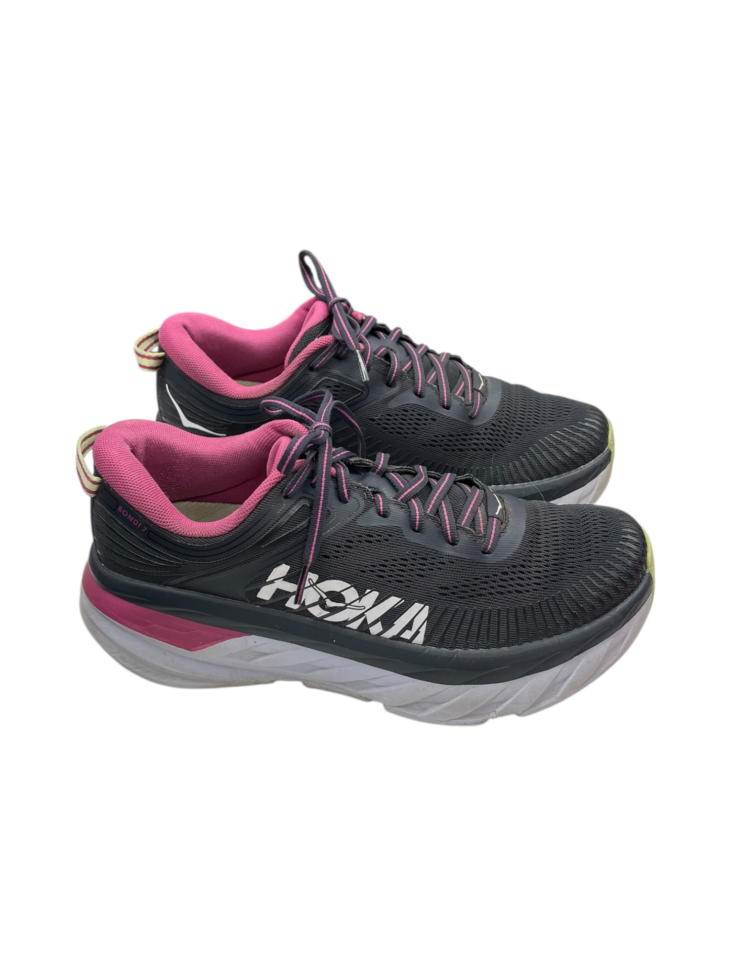 SHOES ATHLETIC by HOKA In BLACK & PURPLE, Size: 8