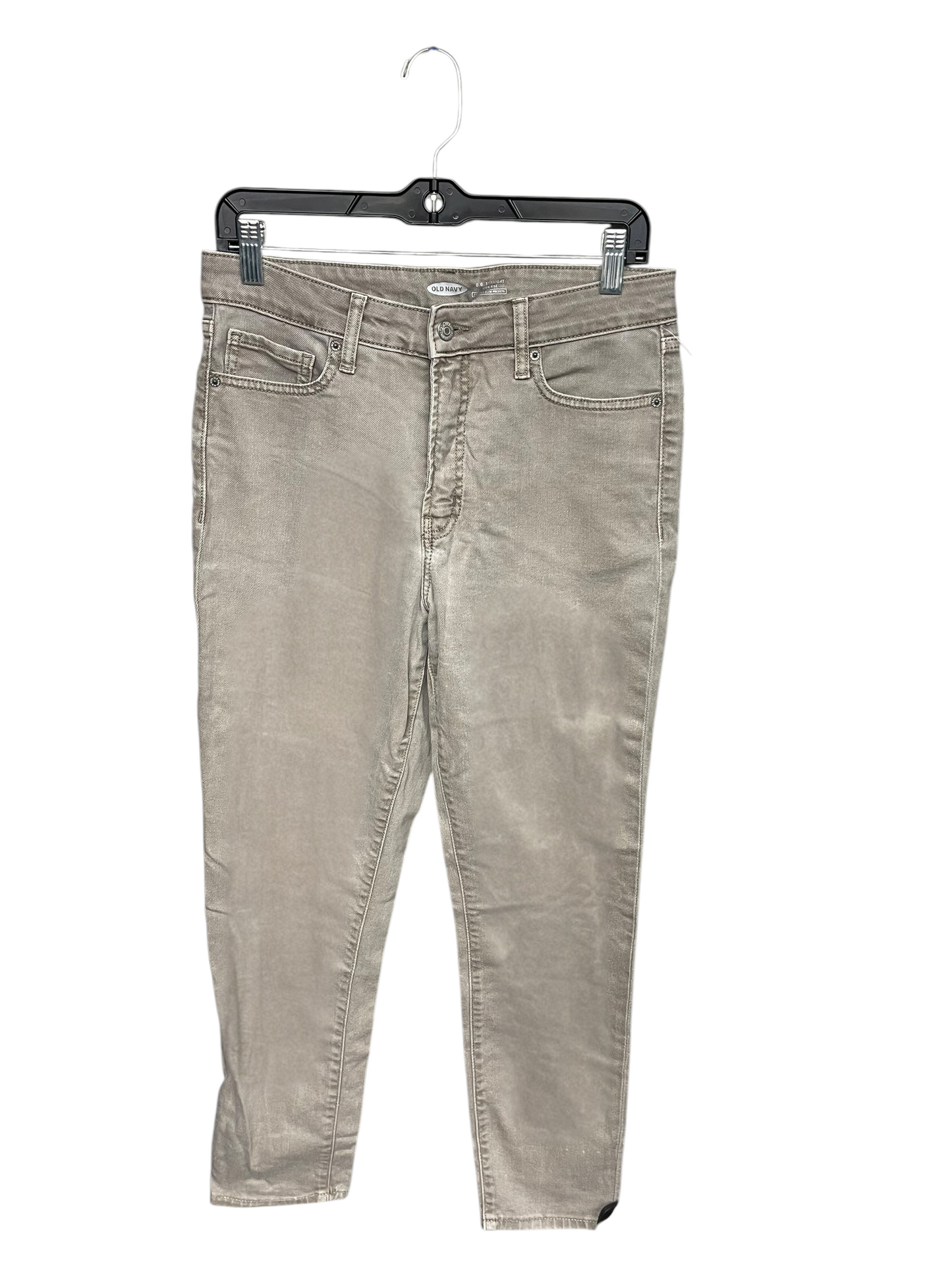 Jeans Straight By Old Navy In Taupe, Size: 6