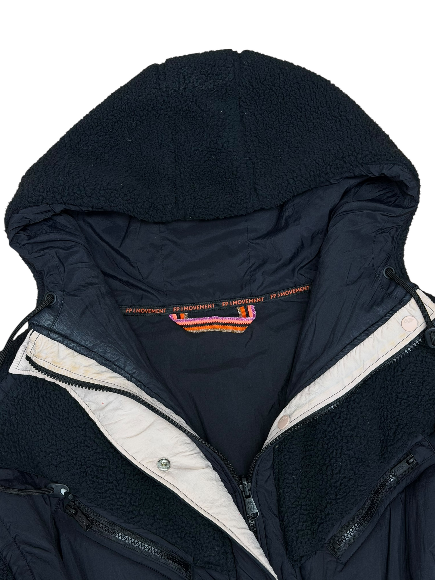 COAT FAUX FUR & SHERPA by FREE PEOPLE In BLACK