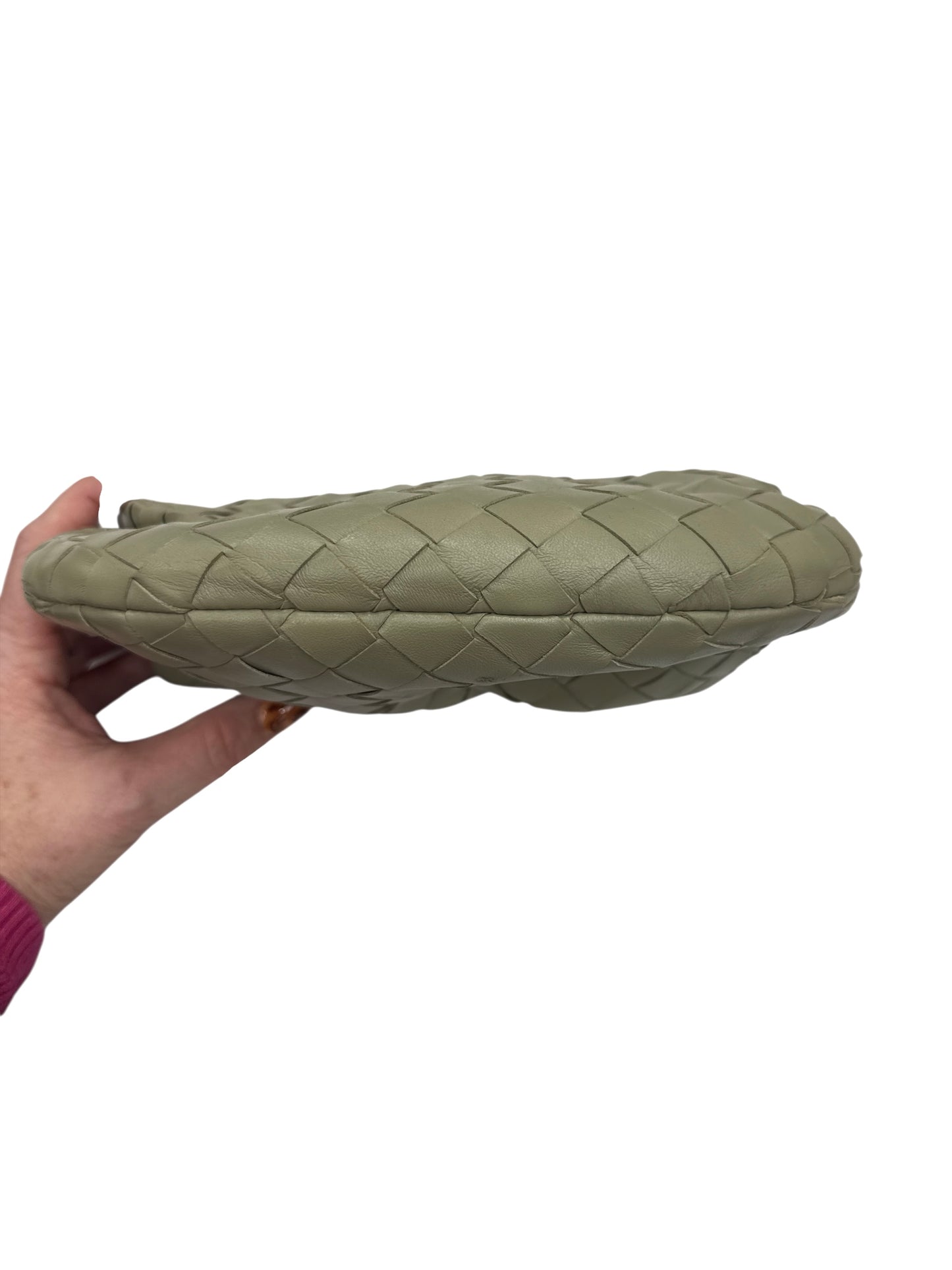 HANDBAG LUXURY DESIGNER by BOTTEGA VENETA In GREEN, Size: SMALL