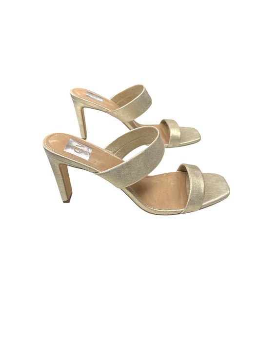 SHOES HEELS BLOCK by DOLCE VITA In GOLD, Size: 10