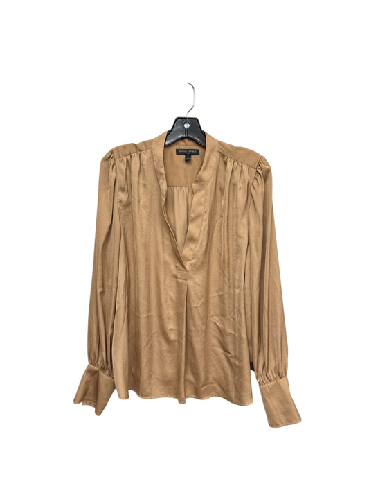 TOP LS by BANANA REPUBLIC In TAN, Size: L