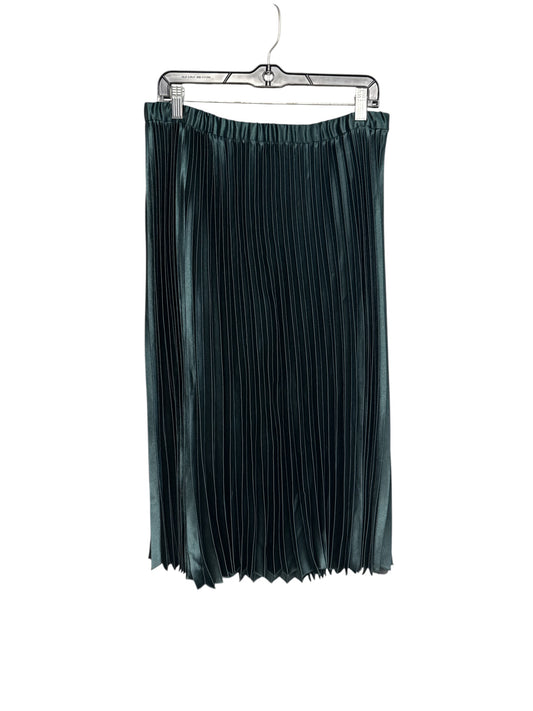 SKIRT MIDI by ANNE KLEIN In GREEN, Size: L