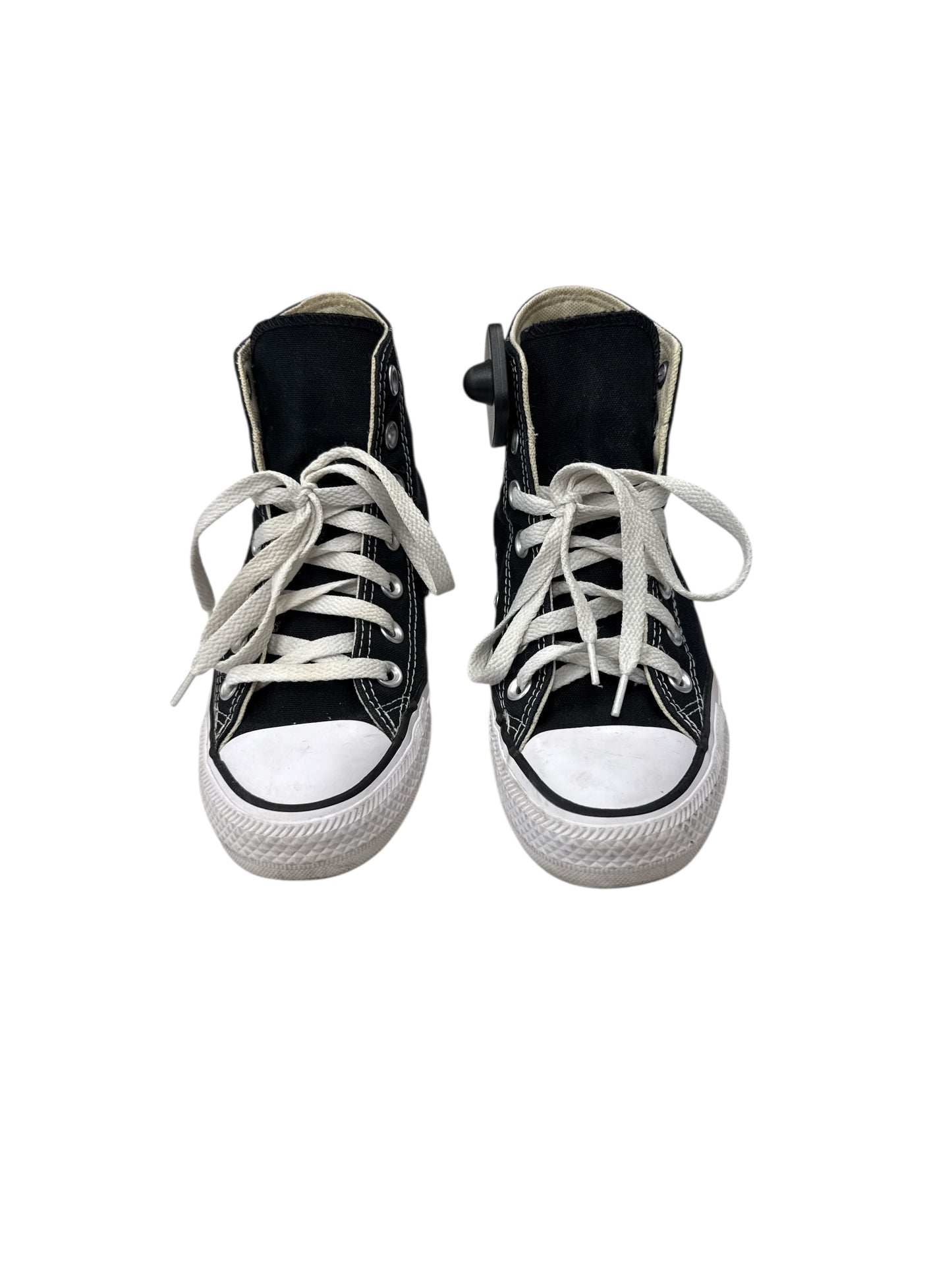 SHOES SNEAKERS by CONVERSE In BLACK & WHITE, Size: 5