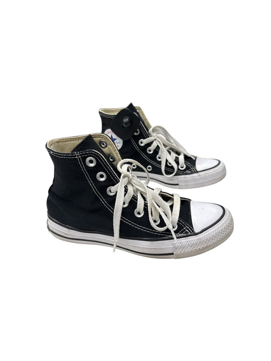 SHOES SNEAKERS by CONVERSE In BLACK & WHITE, Size: 5