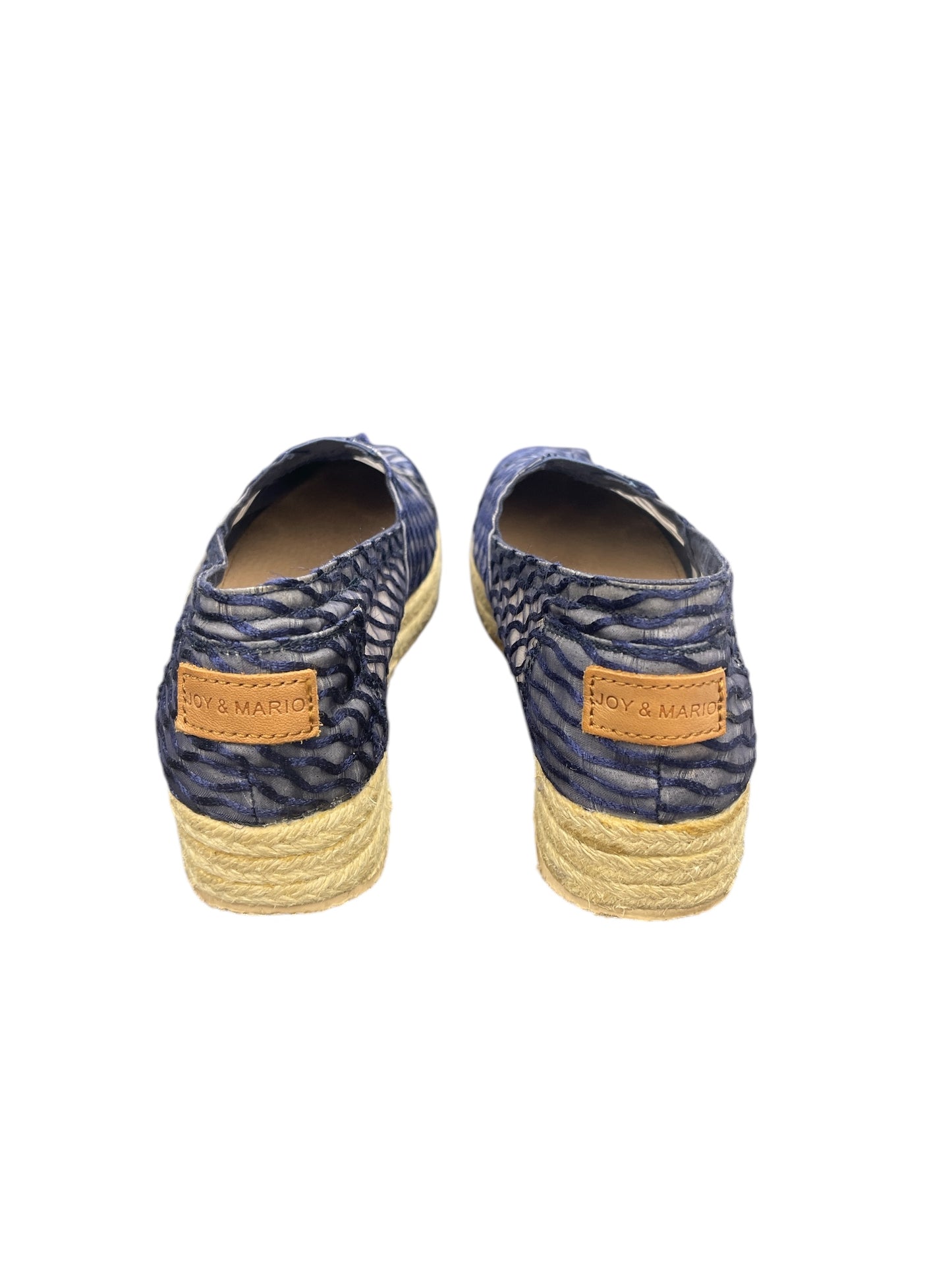 SHOES HEELS WEDGE by    CLOTHES MENTOR In BLUE, Size: 7.5