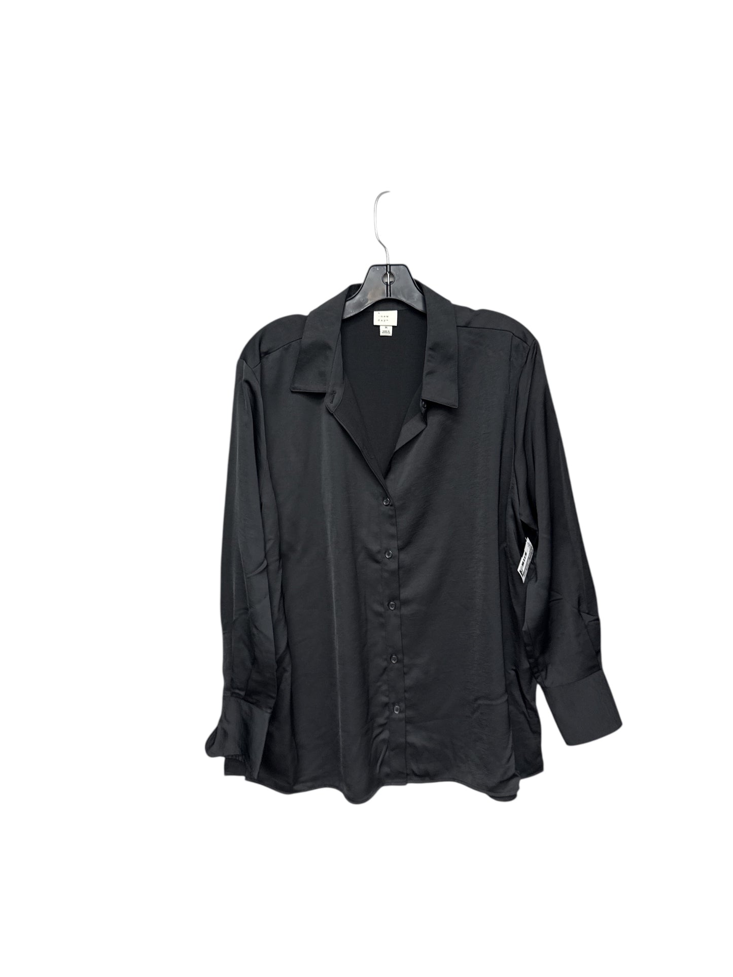 TOP LS by A NEW DAY In BLACK, Size: M