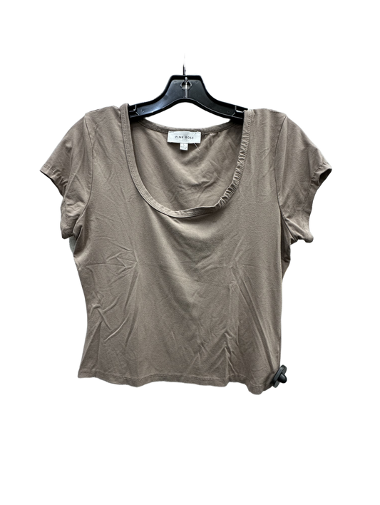 Top Short Sleeve Basic By Pink Rose  Size: L
